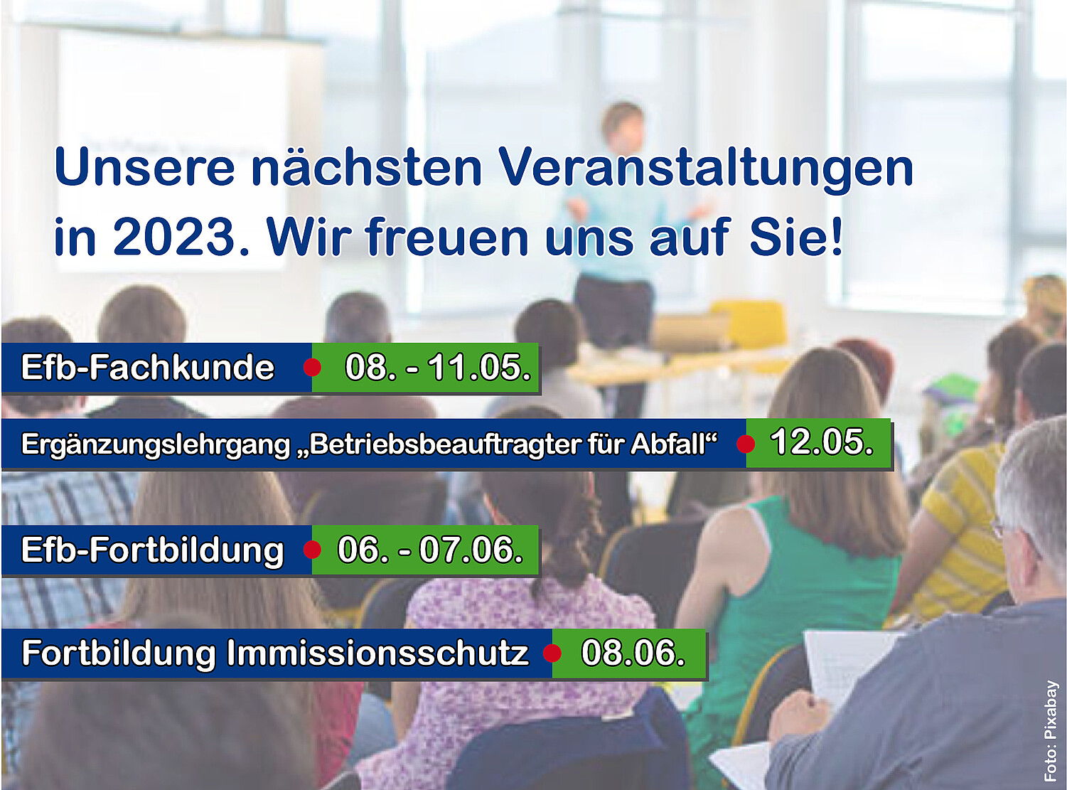 Unsere Veranstaltungen in 2023